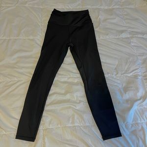 Ododos Black Leggings With Scrunch